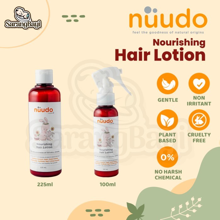 Nuudo Nourishing Hair Lotion / Lotion Rambut Anak Bayi JunDW