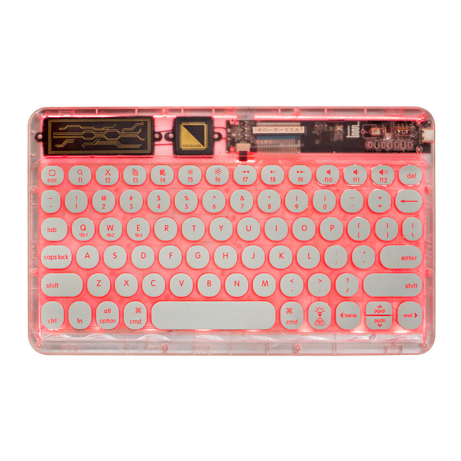 7 Colors Backlit Crystal Bluetooth Keyboard for iPad Air 5 10.2 10th Samsung Huawei Lenovo Xiaomi Mi