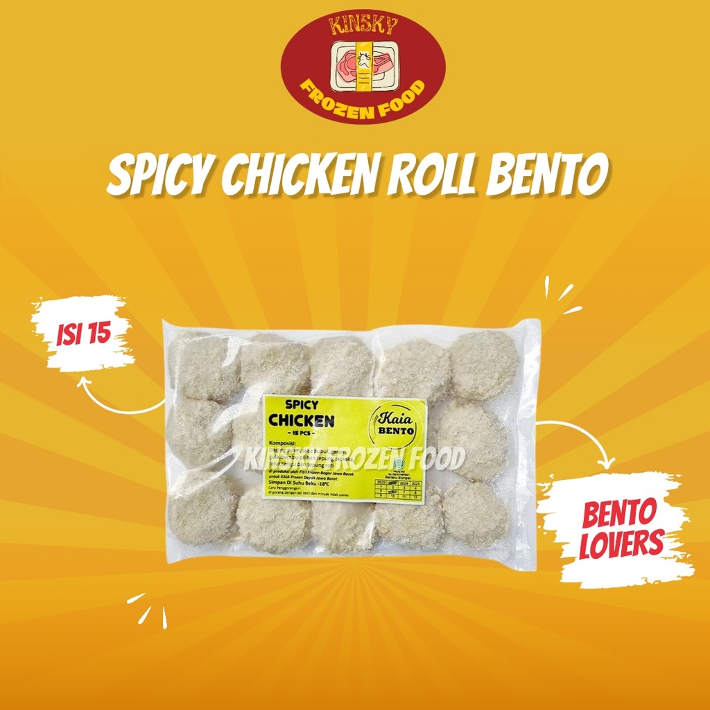 

SPICY CHICKEN ROLL BENTO ISI 15