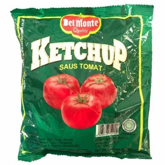 

Delmonte ketchup tomato sauce saus tomat sachet DUS-an / Karton