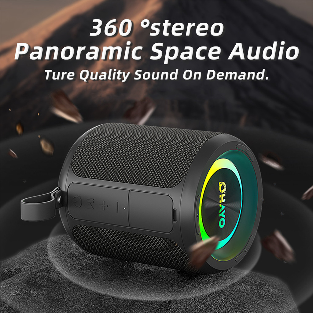 Outdoor Portable Wireless Bluetooth Speaker HiFi subwoofer 3D Stereo Loud IPX6 Waterproof Loudspeake