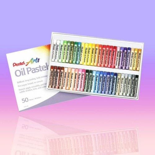 

Crayon/ Oil Pastel Pentel 50 Warna