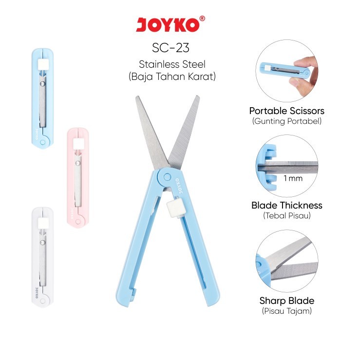 

Gunting Mini Portable Scissors Joyko SC-23