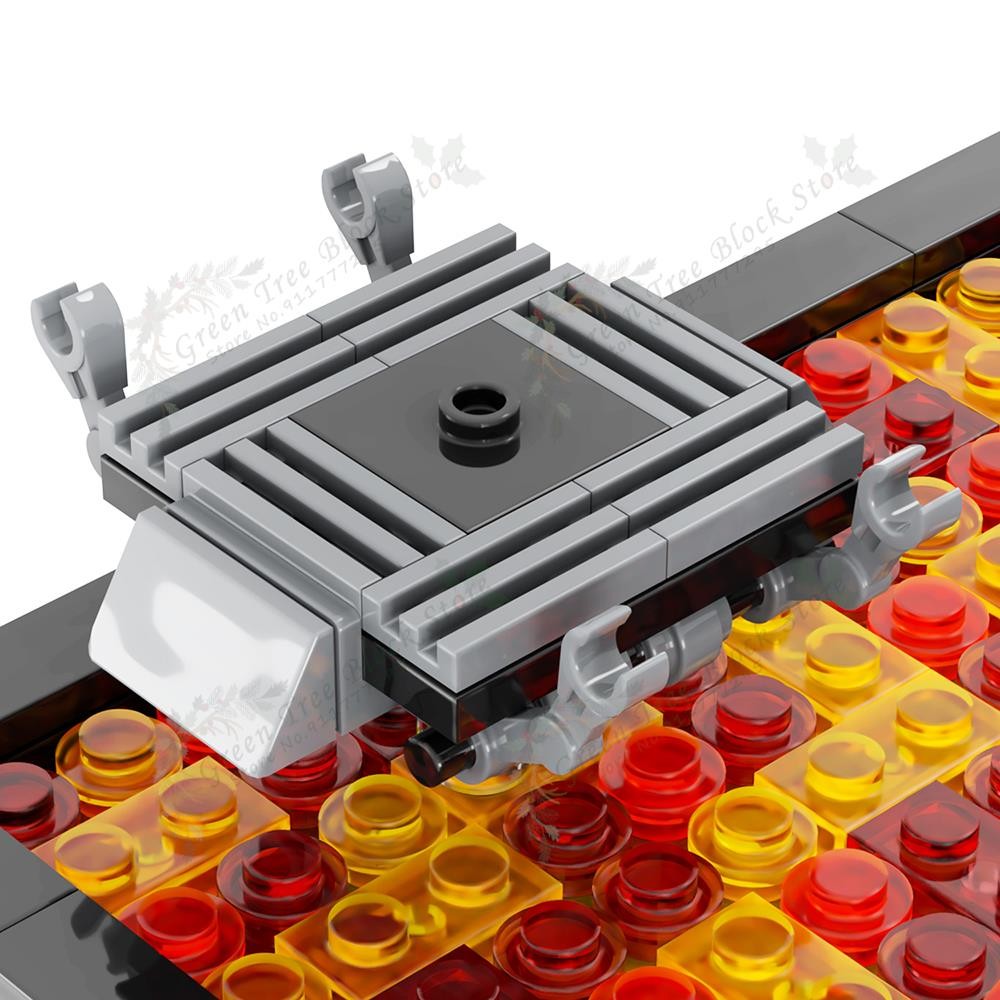 2058 312PCS Interstellar Scene Mustafar Building Blocks Sci-Fi Movie Action Figure Battle Model Asse