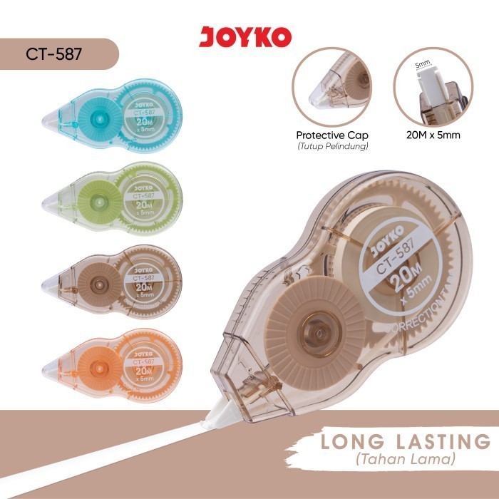 

Pita Koreksi CT-587 Correction Tape Joyko