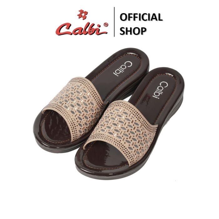 PROMO - Calbi Sandal Slip On Wanita - RAX 1809 - Merah, 37