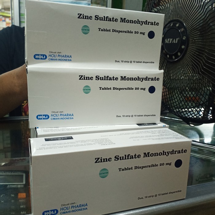 Zinc sulfate 20 mg