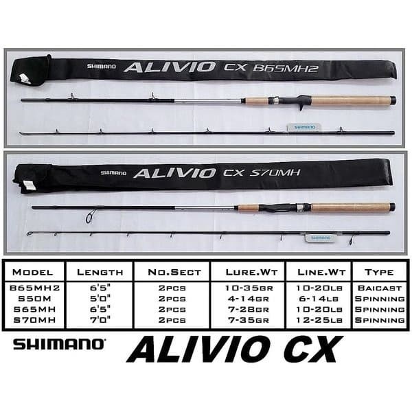 Joran Pancing Shimano ALIVIO CX S 55M / 60M / 65M / 65MH - S60M