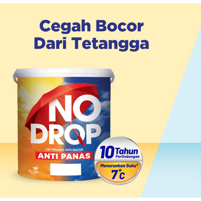 CAT TEMBOK NO DROP ANTI PANAS 1KG CET PELAPIS ANTI BOCOR GENTENG SENG TALANG ASBES TEMBOK LEMBAB  DA