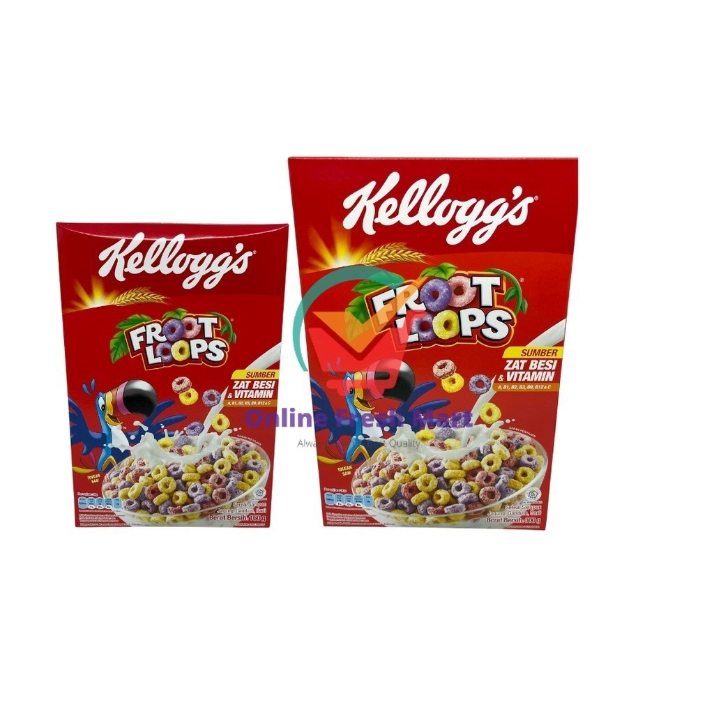 

Kelloggs Kellogg's Froot Loops Cereal Sereal Ring Buah - Online Fresh Mart Denpasar