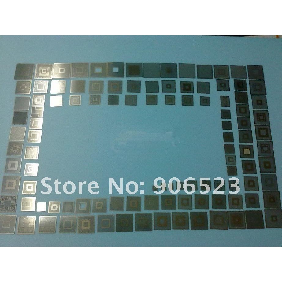 

Free shipping classic Full set 110pcs heat directly BGA reballing stencils