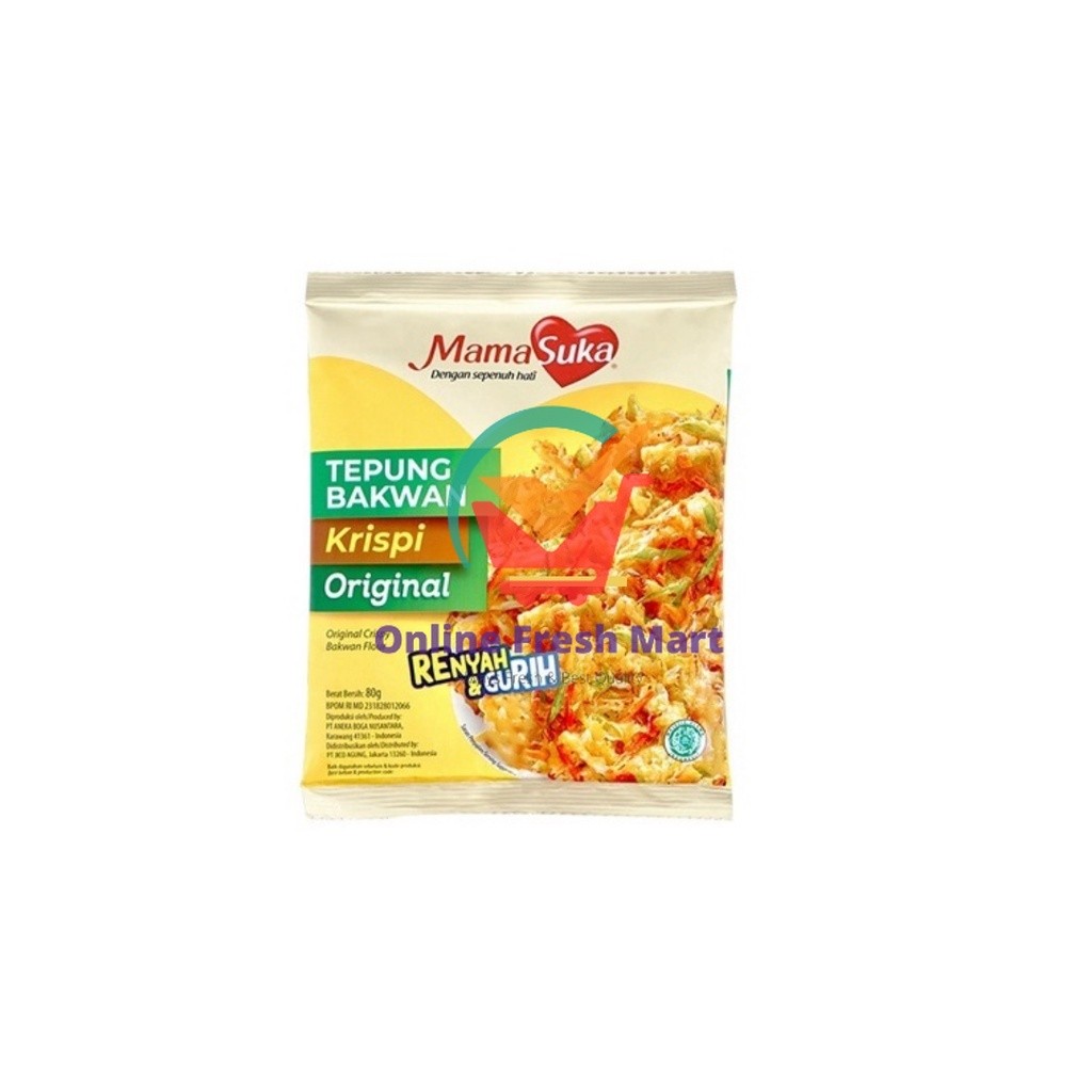 

Mamasuka Tepung Bakwan Krispi Original 80g - Online Fresh Mart