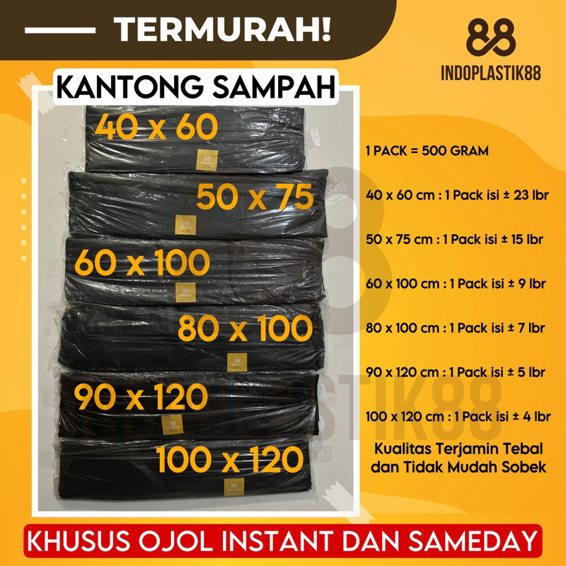 Kantong Sampah / Kantong Plastik Sampah / Trash Bag