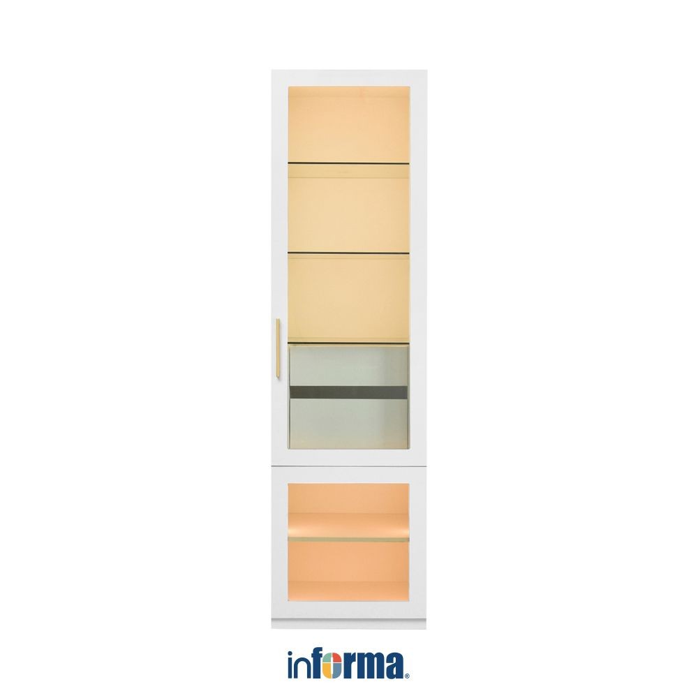 Informa Blanca Kabinet Tas Display Cabinet Kabinet Koleksi Pajangan Tas Sepatu Furniture Indoor Orga