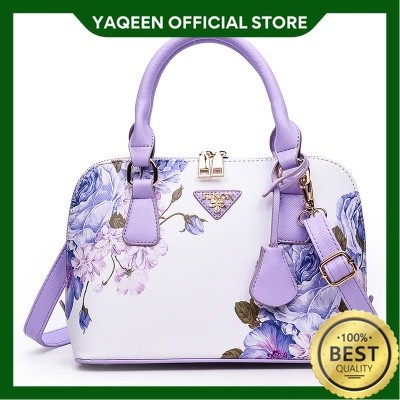 YAQEEN - TAS SELEMPANG WANITA PREMIUM KULIT UNGU LYDIA TA376P5 SHOULDER BAG BRANDED CEWEK KOREA
