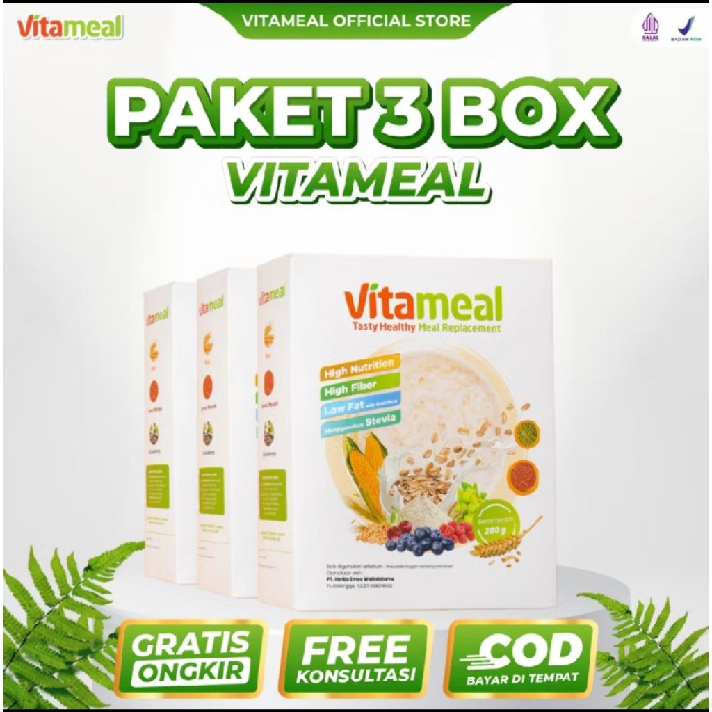

Vitameal Sereal Minuman Serbuk Bantu Mengatasi Diabetes Original