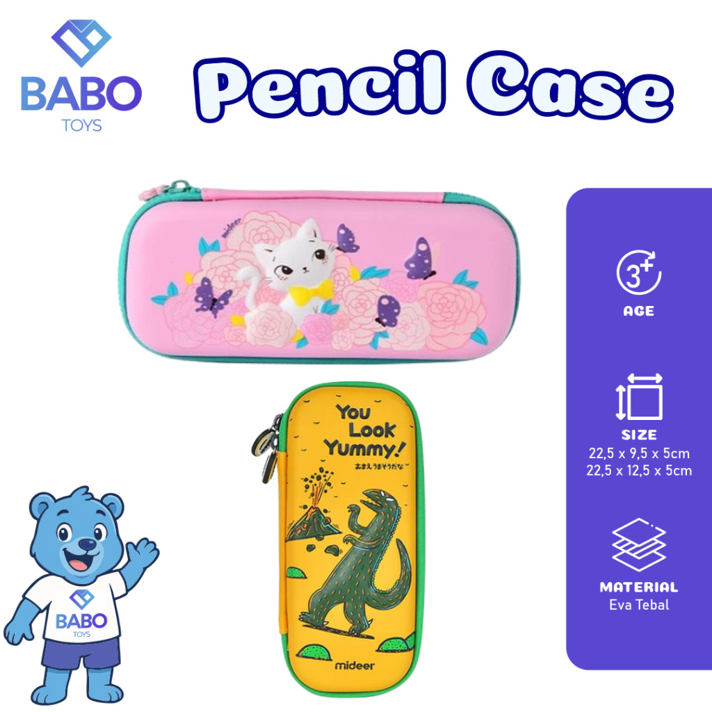 

Mideer Kotak / Tempat Pensil Anak Karakter Gambar 3D | Pencil Case Peralatan Alat Sekolah Anak - Cocok Kado Ulang Tahun Anak terlaris