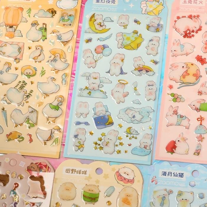 

TERLARIS! Sticker Pet 3D / Sticker Plastik 3D Animal Zaomo