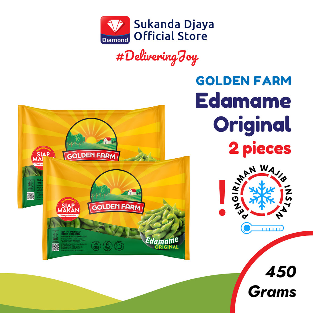 

Golden Farm Edamame Original 450 Gr - Twin Pack
