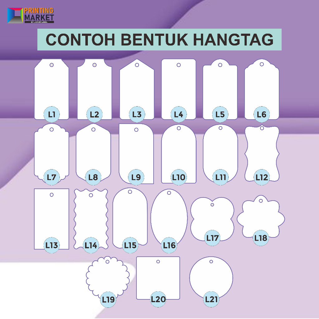 

Hangtag Bahan Linen 100 Pcs Label Baju Cap Baju Tag Baju Merek Pricetag Hangtag Linen Washing TagCO