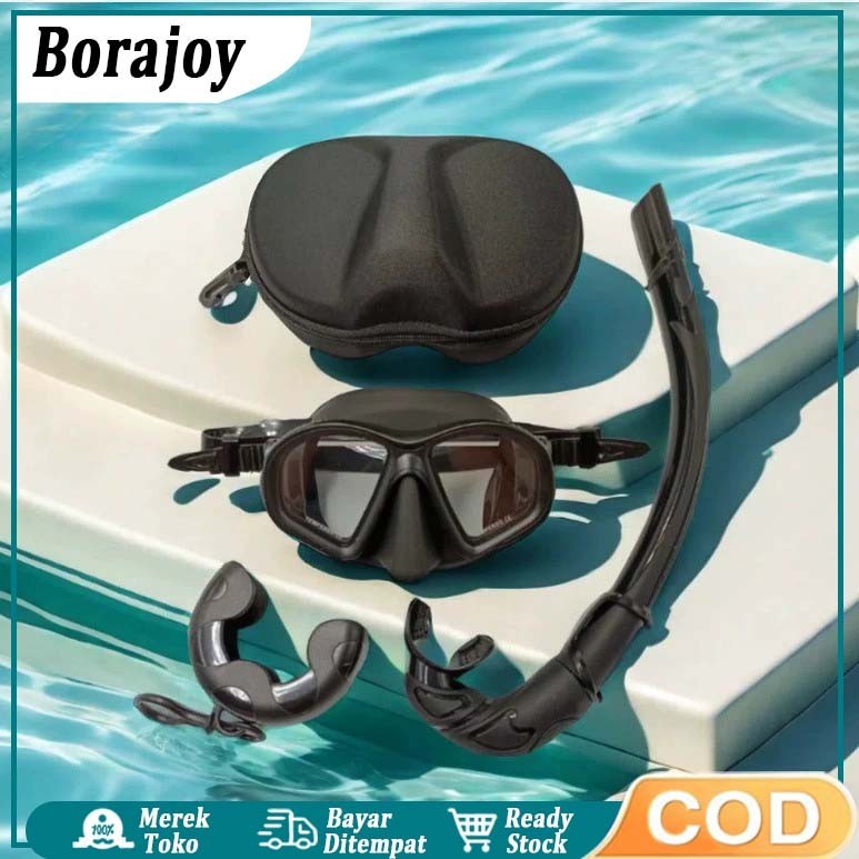 

Masker Freedive Kacamata Low Volume Mask Panah Ikan Selam Spearfishing Freediving Snorkeling Free Diving Set Combo Snorkel Selang Lipat Nautilus Full Silicone Tempered Glass Black Hitam