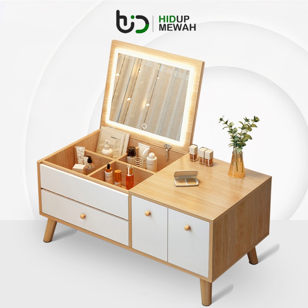 Meja Rias Lampu Minimalis/Meja Rias Led/ Meja Rias Minimalis / LED Lighting Dresser/Meja Rias Meja R