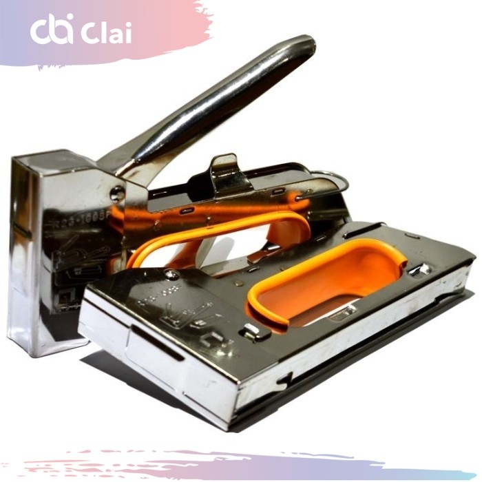 

CLAI Gun Tacker GunTacker Staples Staple Stapler Tembak Kertas Kayu Jok 13/4-6-8mm