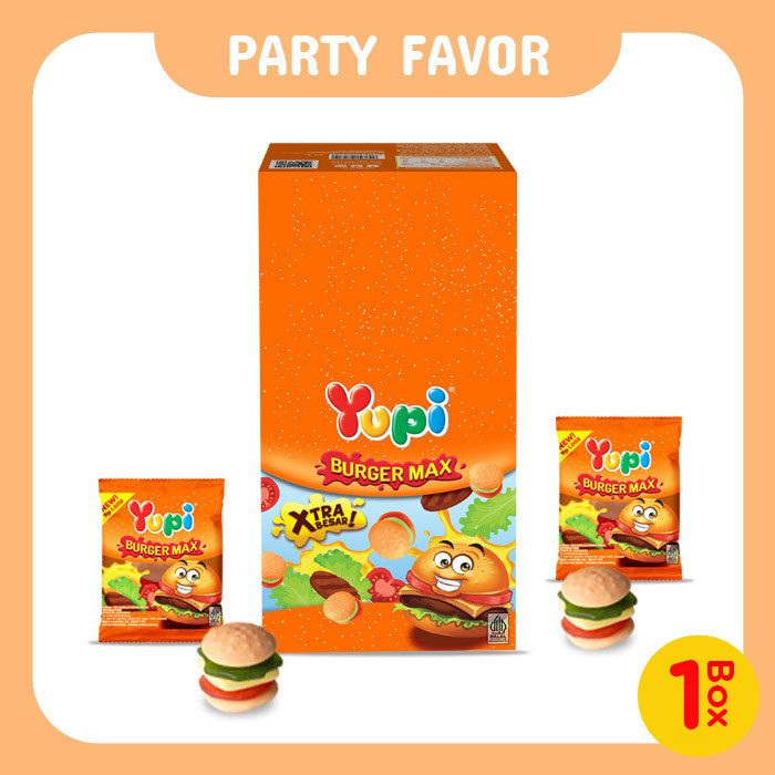 

Yupi Burger Max Box / 1 Box isi 12 (1 Box)