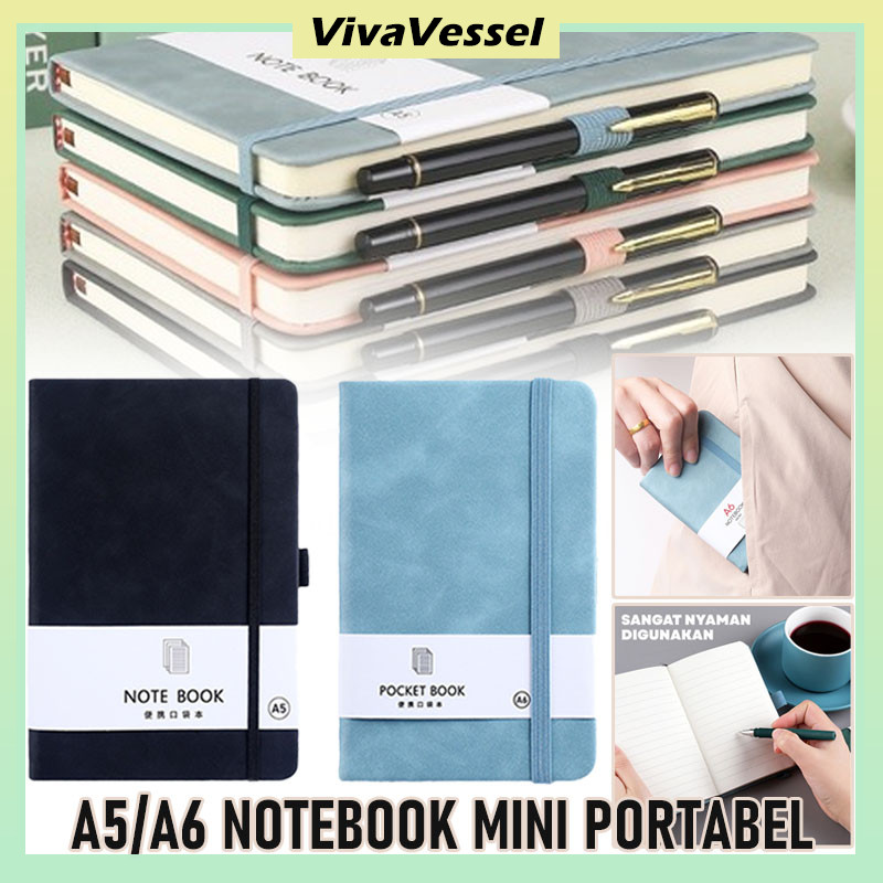 

100 Lembar Notebook A5/A6/Diary Planner Multicolor/Buku Catatan Kecil Book/Jurnal Diary Planner