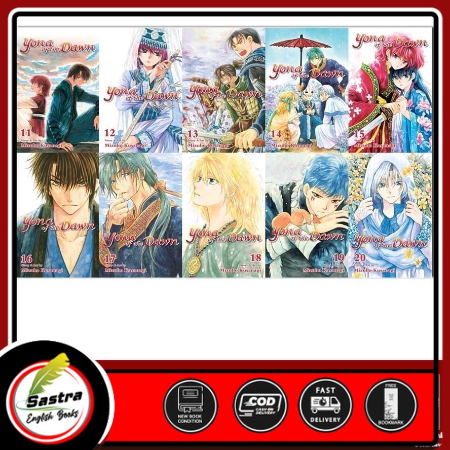 Komik Yona of the Dawn (1 - 42 book series) By Mizuho Kusanagi (English)