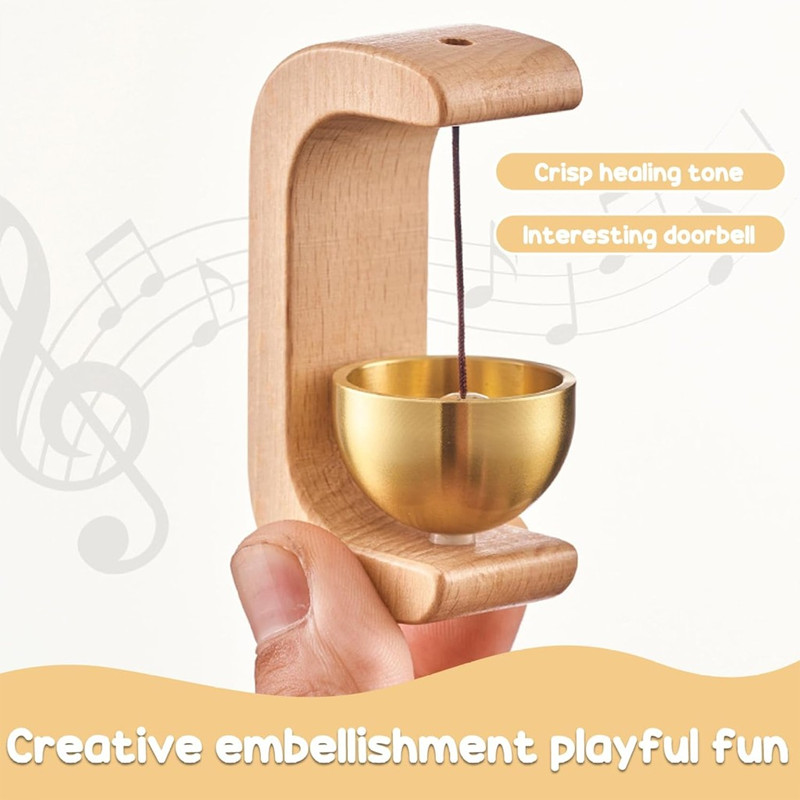 Tokofinaaaa Bel Pintu Lonceng Angin Kuningan Ornamen Lonceng Angin Ornamen Bel Dekorasi Pintu Buka