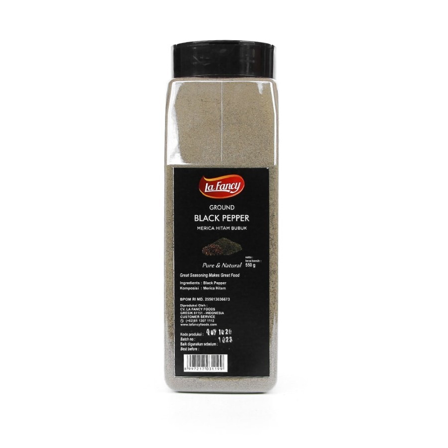 

Black Pepper Powder La Fancy / Lada Hitam Bubuk La Fancy - 550 Gram