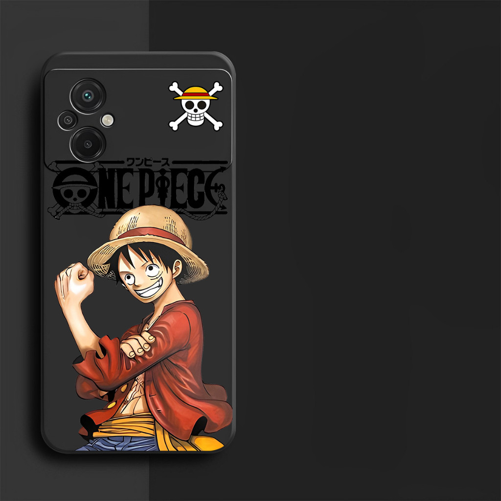 Case Poco M5 Silikon Motif One Piece Luffy Zoro Ace Softcase #GC137