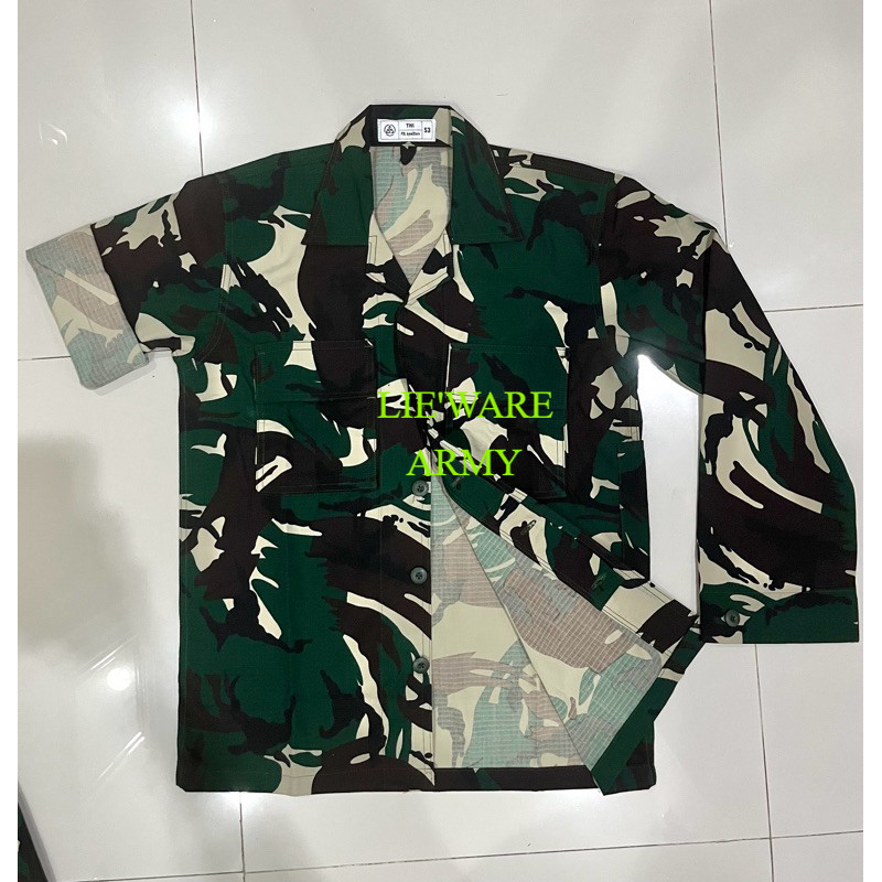 Baju Pdl Micropoly Woll Warna Gelap Anti Luntur/Baju Pdl Micropoli/Baju Pdl Mikropoli Tni AD AU AL