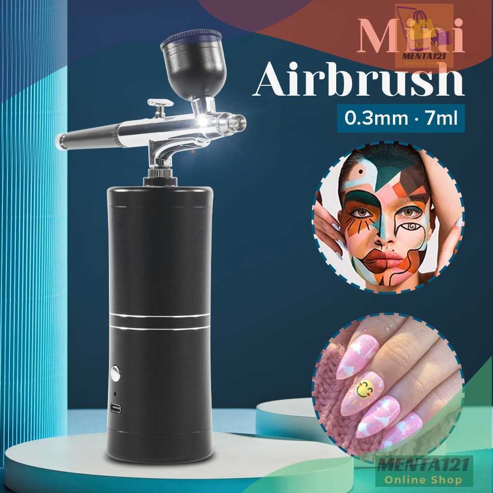 

KKMOON Air Compressor Airbrush Painting Art Spray Gun 0.3mm 7ml - ARP150