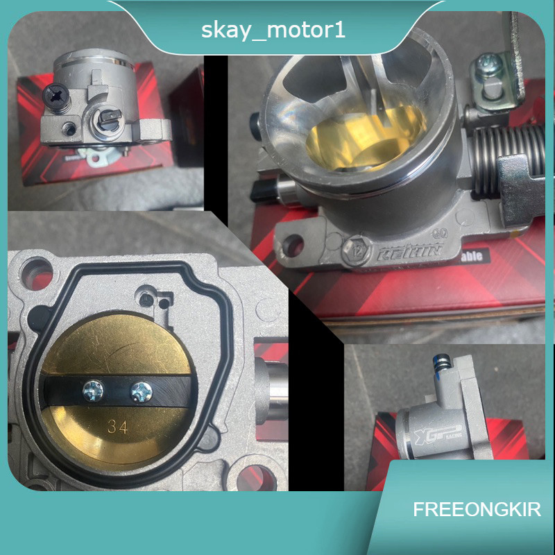 Throotle Body XGP Racing Vario Beat 30mm TB Vario 125 Vario 150 PCX TB Racing Ukuran 28 32 dan 34
