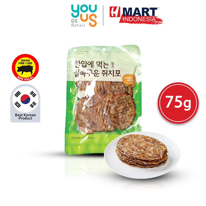 

YOU US Grilled Dried File Fish - Ikan Filet Kering Panggang Berbumbu 75g