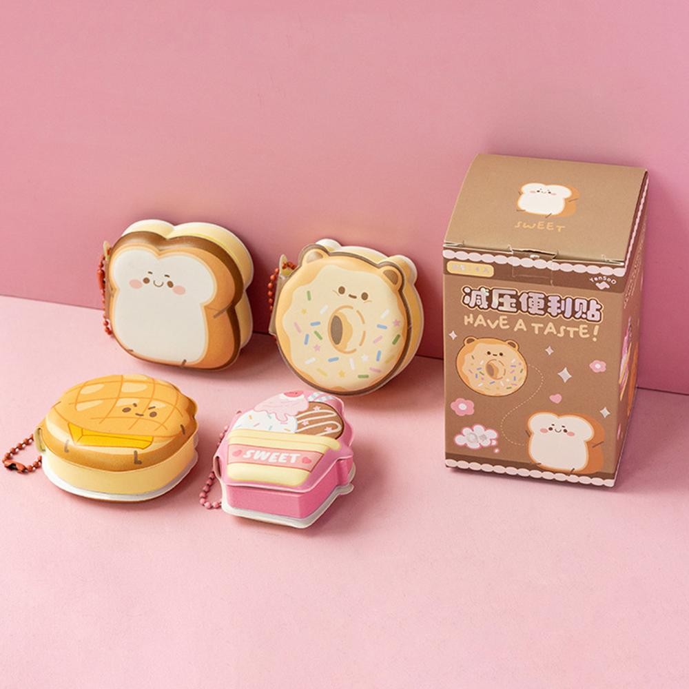 

Cute Sticky Notes Cute Stationary Sticky Pads Tension Relief Notepad 4X Cartoon Desk Decor Memo Pads School Supplies Office Desk