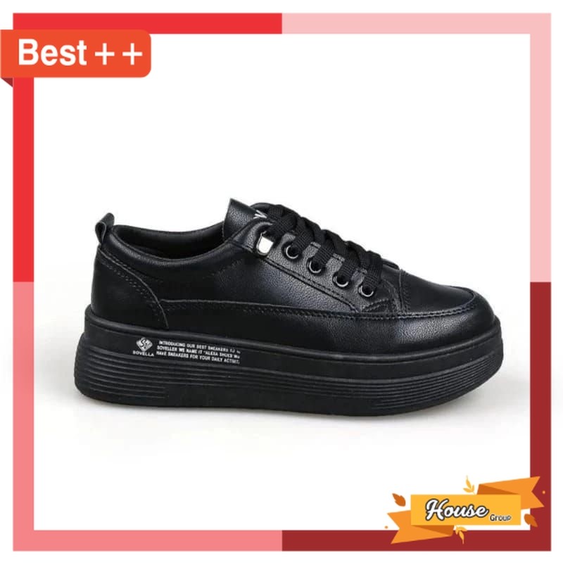 SEpatu sekolah anak murah / sepatu sekolah SMP SMA hitam putih wanita sepatu sneakers korean style s