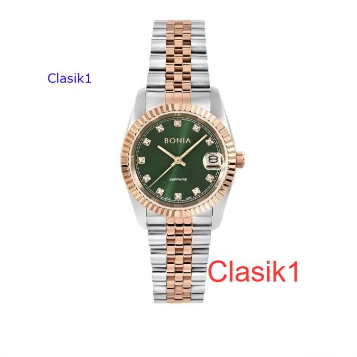 Original 100% Jam Tangan Wanita Bonia BNB10550-3697 jam tangan wanita Bonia  kaca Saphire  bnb10550-