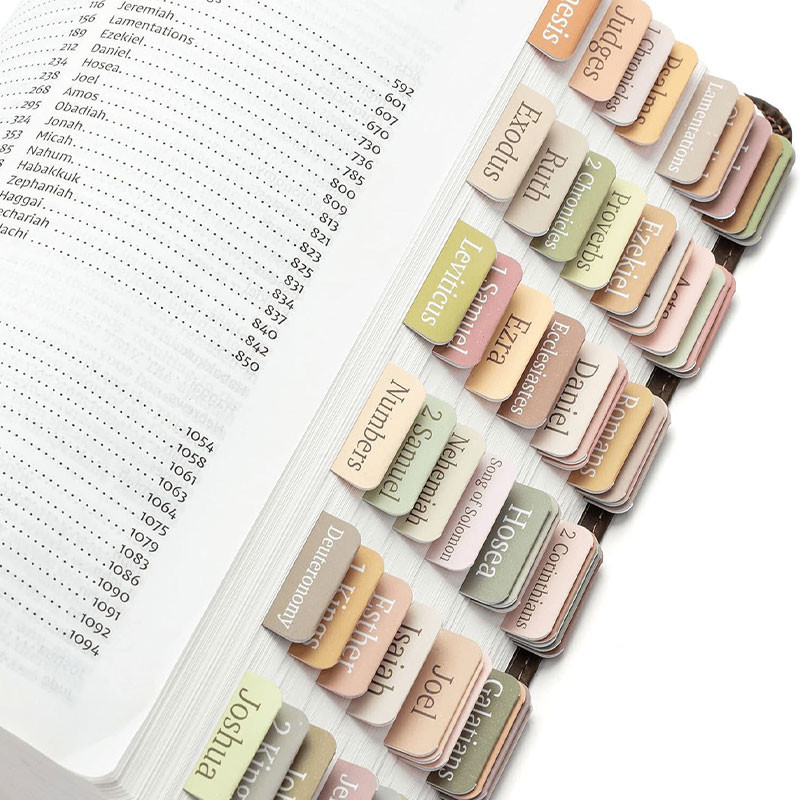 

75pcs Bible index labels, bible labels, bible book labels, easy to read and apply bible labels for women and men