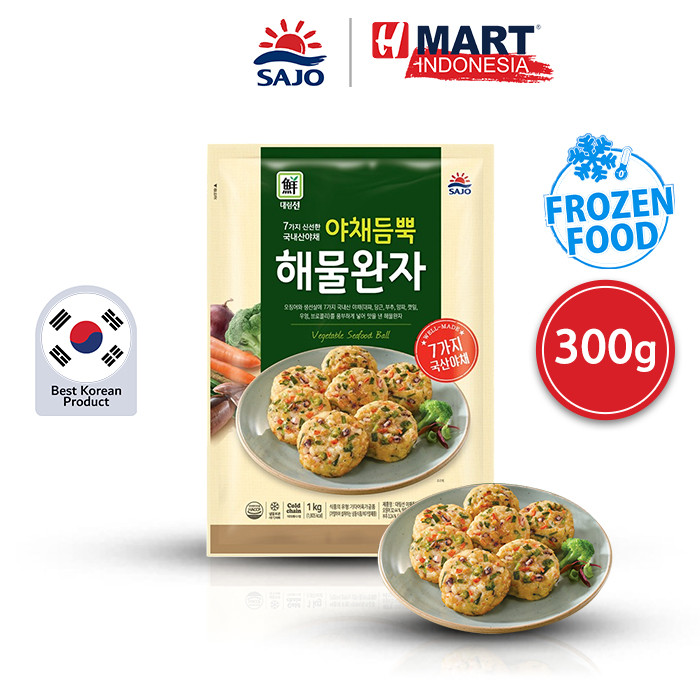 

SAJO DAERIM Vegetable Seafood Ball - Bola Makanan Laut Sayuran 300g