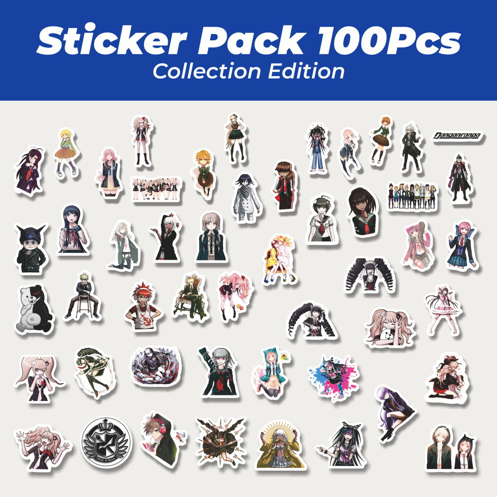 

Hot Stiker Anime Game Danganronpa Lucu Anti Air Stikers Berperekat Waterproof Sticker Decal Buat Motor Helm Buku Journal Koper Casing HP Laptop Botol Minum