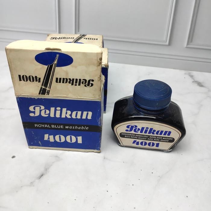 Tinta Pelikan 4001 Royal Blue Original Jadul