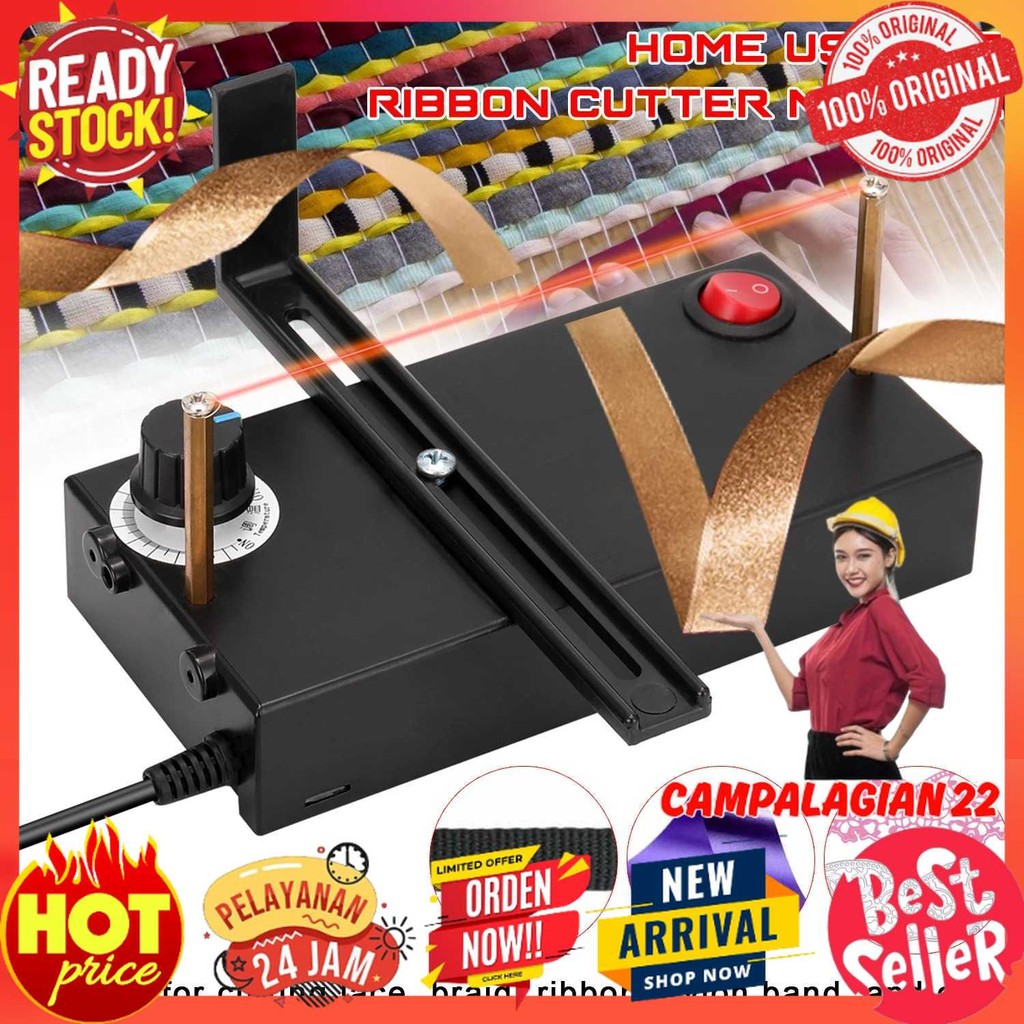 

CHATOU Mesin Pemotong Pita Thermal Ribbon Lace Cutter for DIY EU Plug - DRQG50