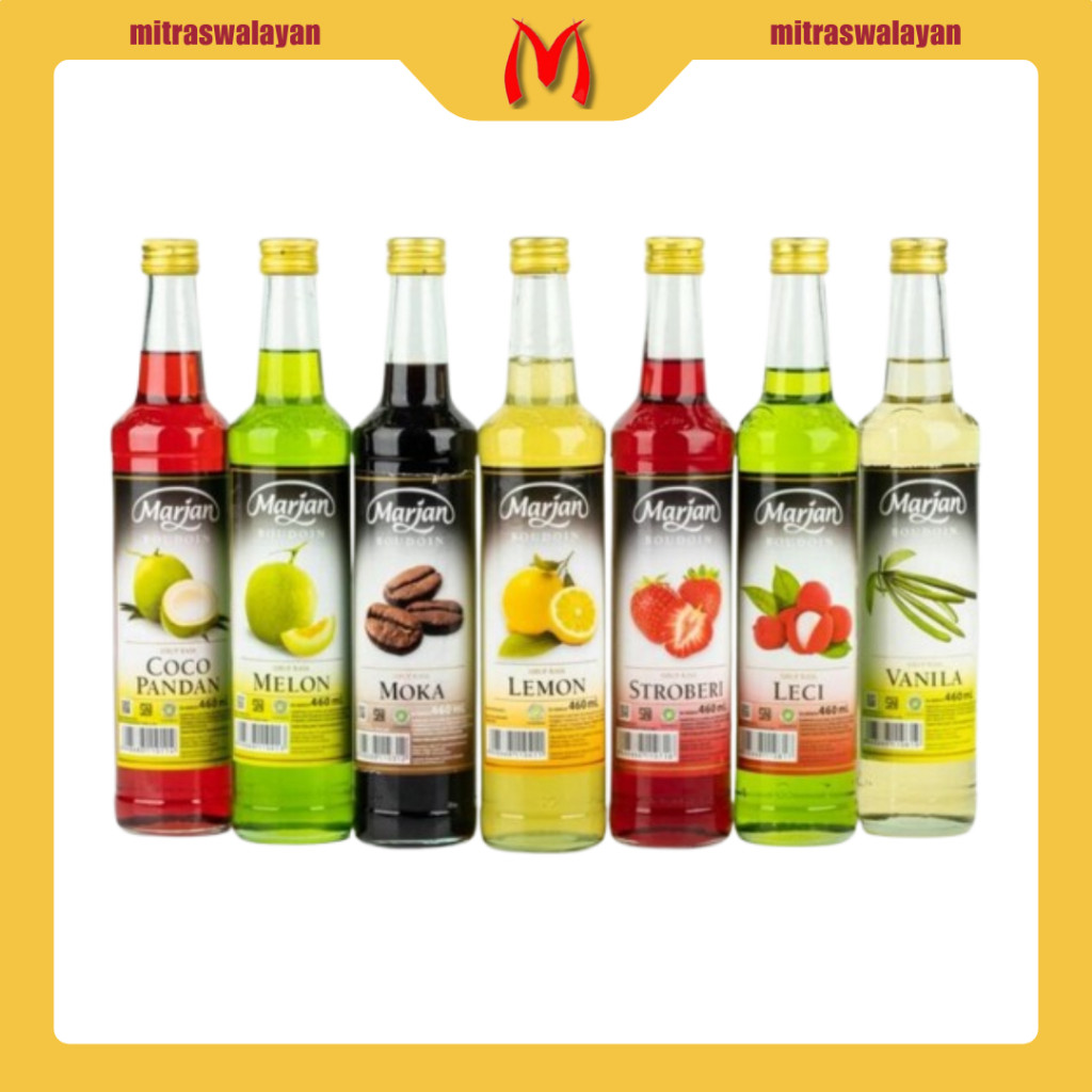 

Sirup MARJAN BOUDOIN Kemasan Botol Kaca 460 ml