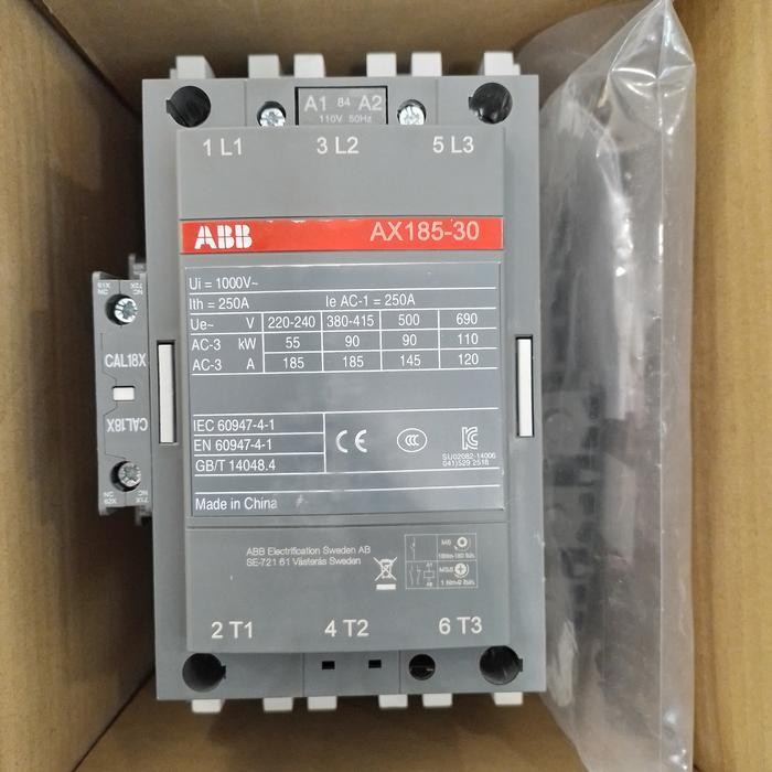 Kontaktor ABB AX185-30-11 110V Contactor abb ax185-30-11 Original ABB