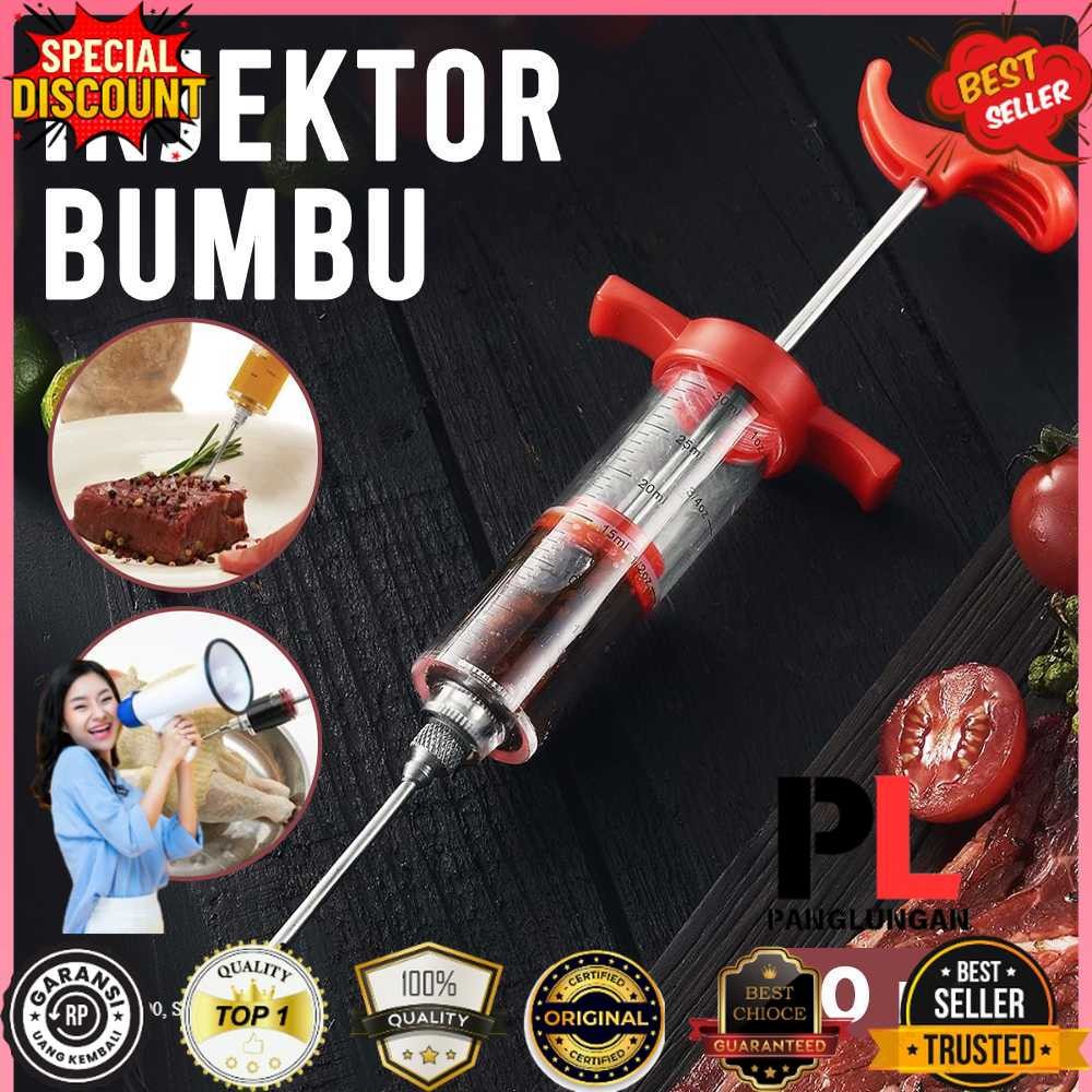

Delidge Injektor Bumbu Marinasi Daging BBQ Seasoning Injector - HC117