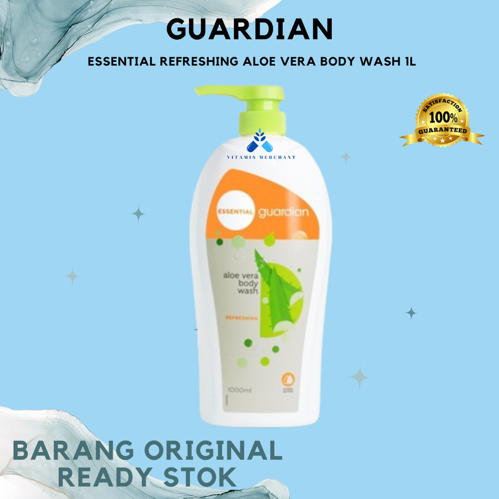 Guardian Essential Refreshing Aloe Vera Body Wash 1L - vm2