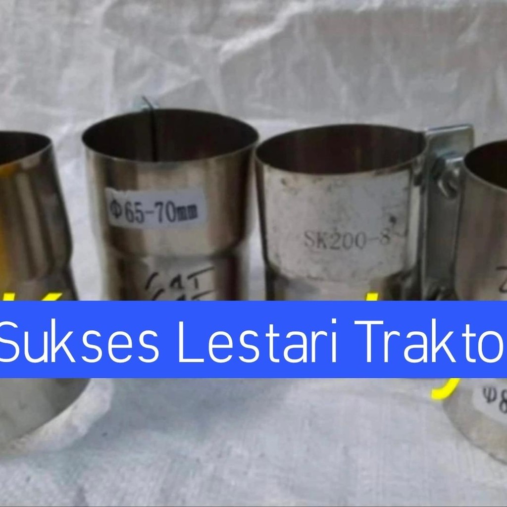 Clamp Muffler/Knalpot Hitachi Zaxis, CAT, Komatsu, Kobelco